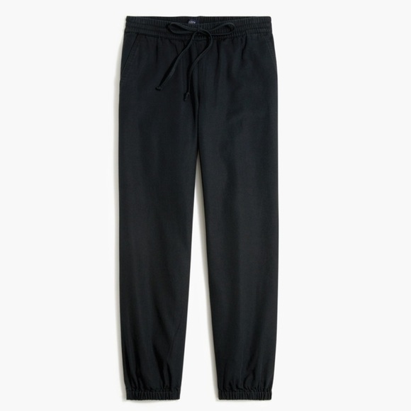 J. Crew Lightweight jogger pant in cotton twill - Picture 1 of 7